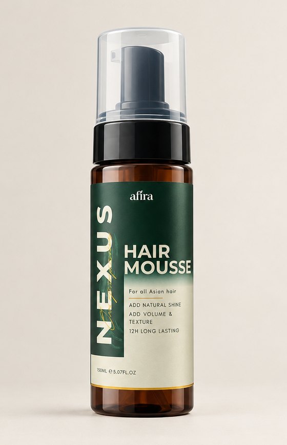 AFIRA NEXUS Hair Mousse product bottle
